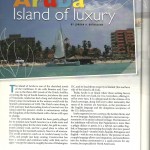 Stylus: Luxury in Aruba, Summer 2009 page 1